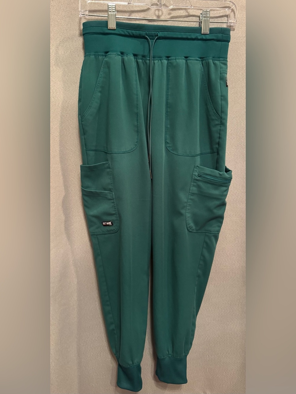 Women’s Grey's Anatomy Hunter Green Cargo Jogger Pants